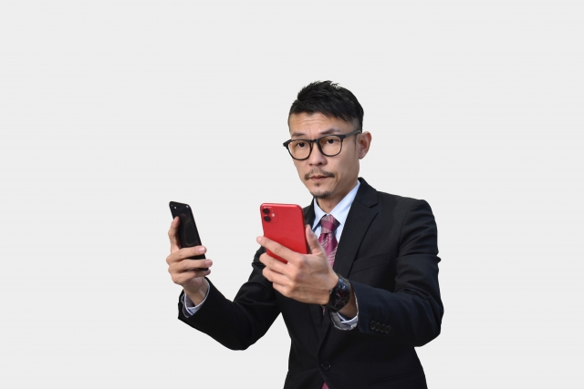 公園でスマホ・タブレット利用